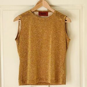 Missoni Gold Lurex Shell. Year 2005.
